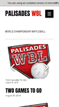 Mobile Screenshot of palisadeswbl.com